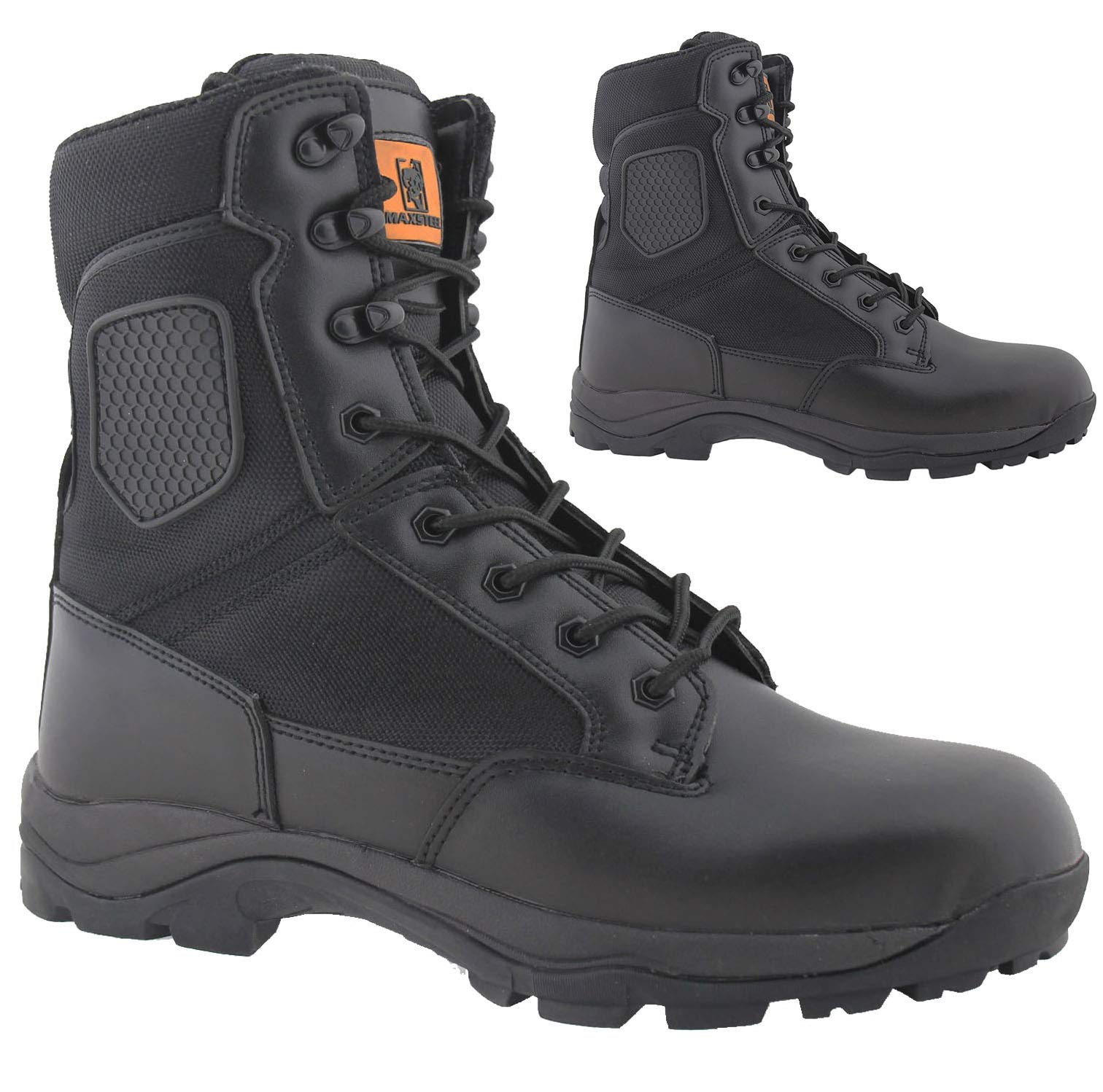 Buy NEW MENS COMBAT SAFETY BOOT ANKLE STEEL TOE CAP WORK SHOES UK SZ