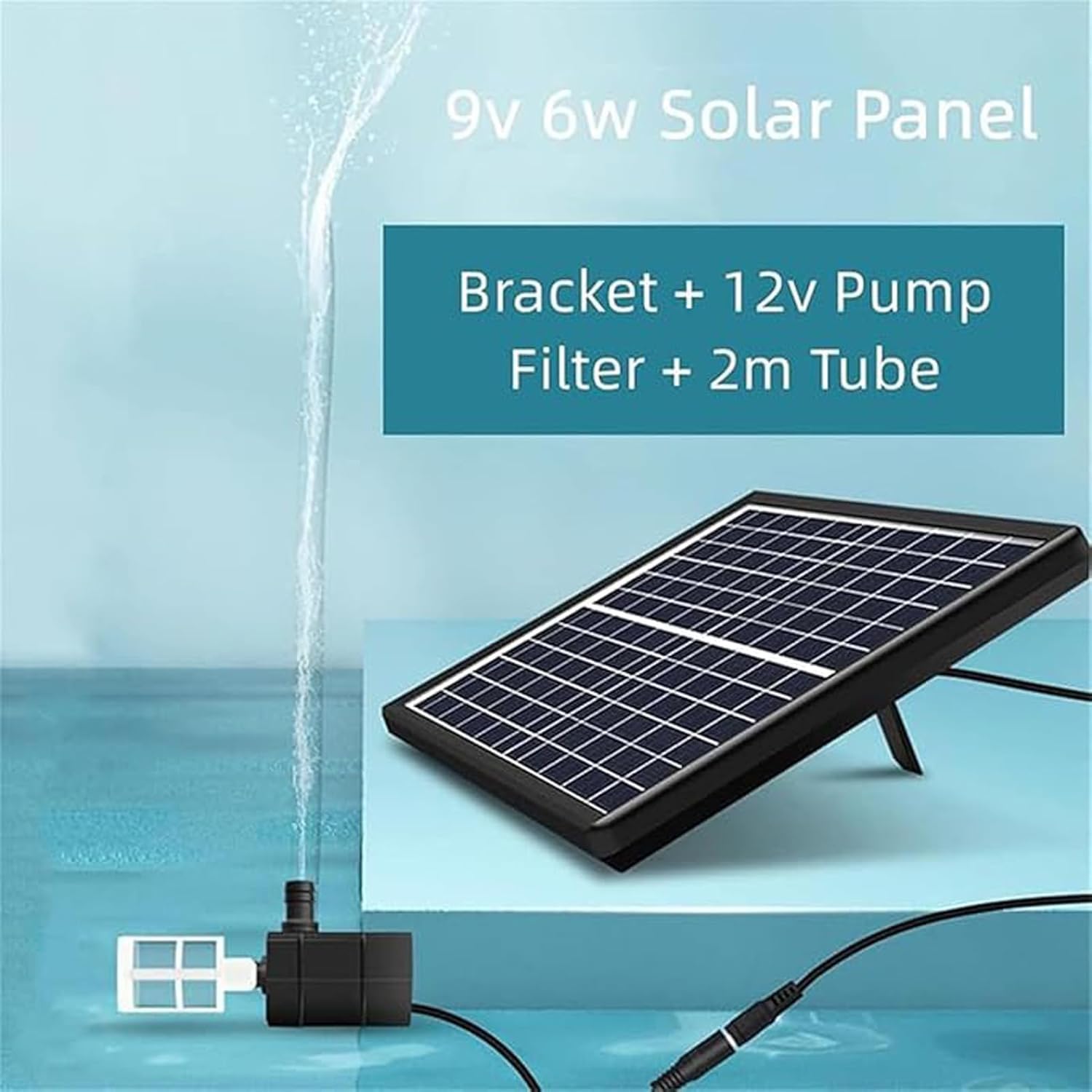 Kit De Fuente Solar De Bambú: Fuente De Agua Artesanal para Jardín Zen, Cascada Exterior Y Bomba Japonesa para Patio, Jardín, Bebedero para Pájaros, Estanque Y Decoración 7.9in(20cm)