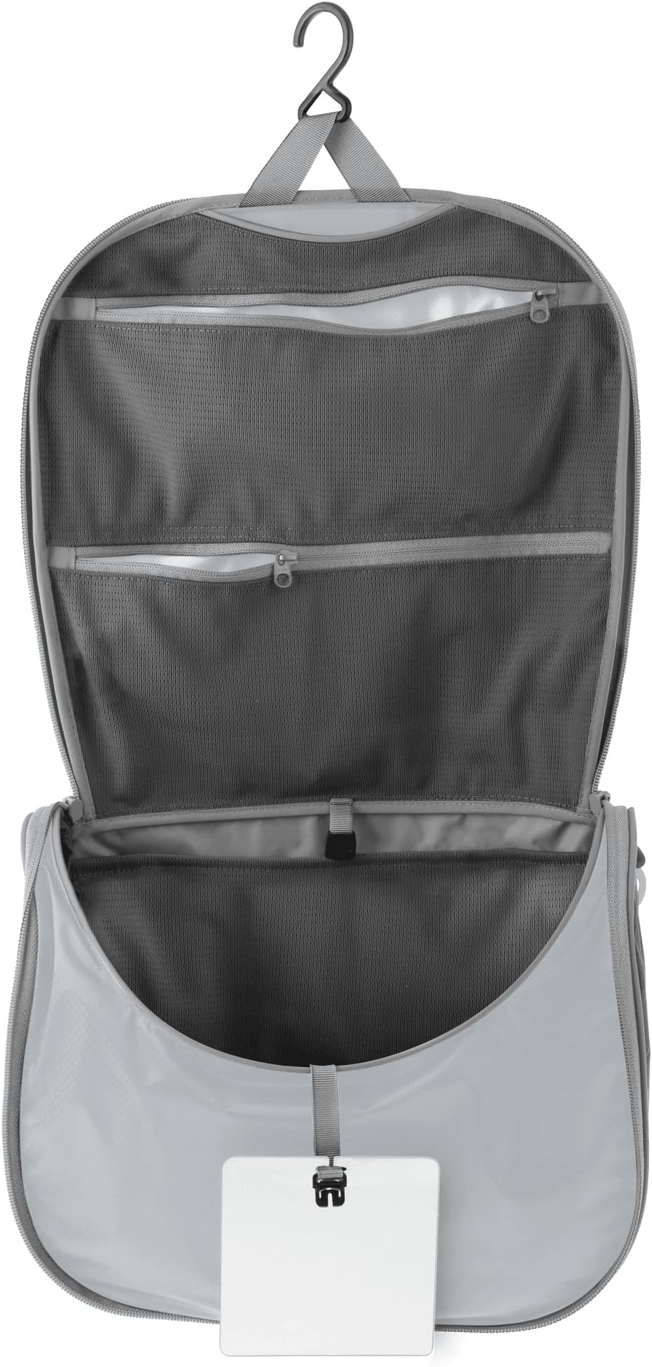 Large Hanging Toiletry Bag, Travel Organizer for Men and Women, HighRise Grey