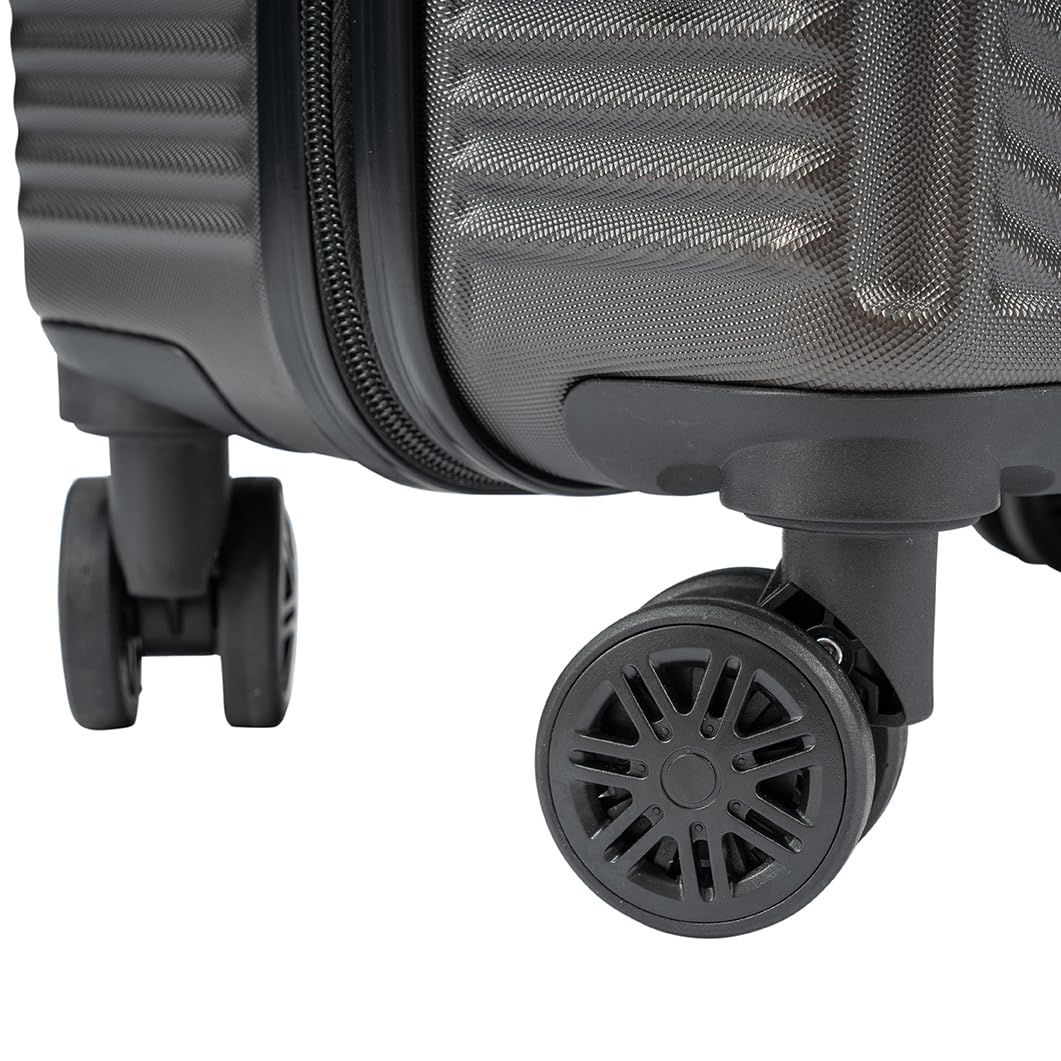 Convector Set 3 Trolley Da Viaggio, Valigie Rigide in Tre Dimensioni Con Ruote Girevoli a 360°, Lucchetto TSA e Struttura in ABS Doppio Strato, Antigraffio e Antiurto