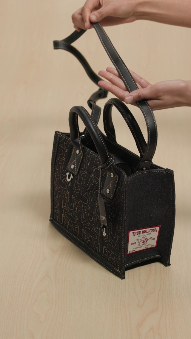 Bolso Tote para mujer True Religion Denim miniatura 7