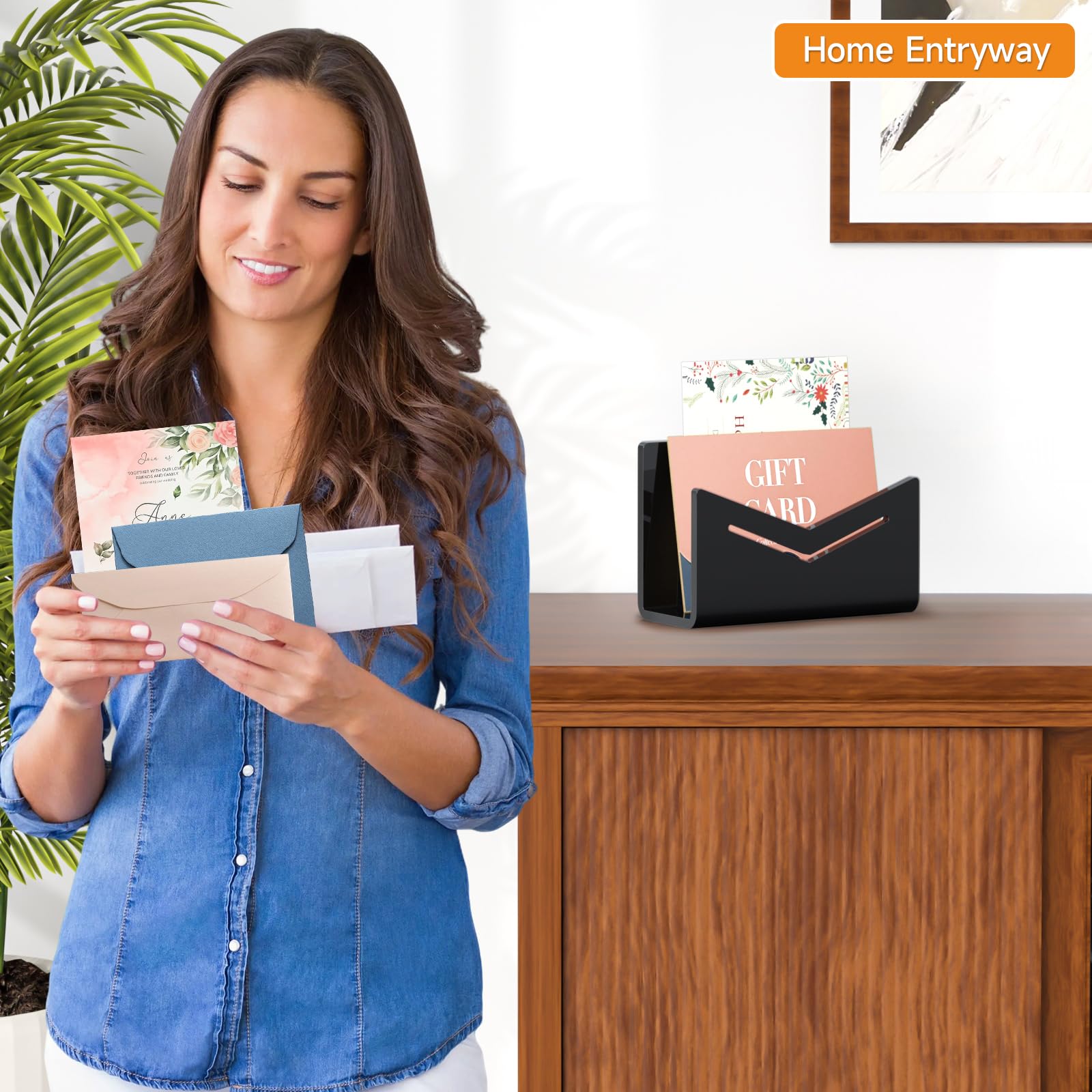Snapklik.com : Beego Envelope And Mail Organizer Countertop - Black ...