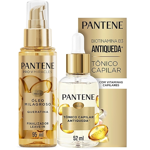 KIT Pantene Pro-v Miracles Queratina Óleo Capilar Milagroso 95ml + Tônico Capilar Pantene ... KIT Pantene Pro-v Miracles Queratina Óleo Capilar Milagroso 95ml + Tônico Capilar Pantene ...