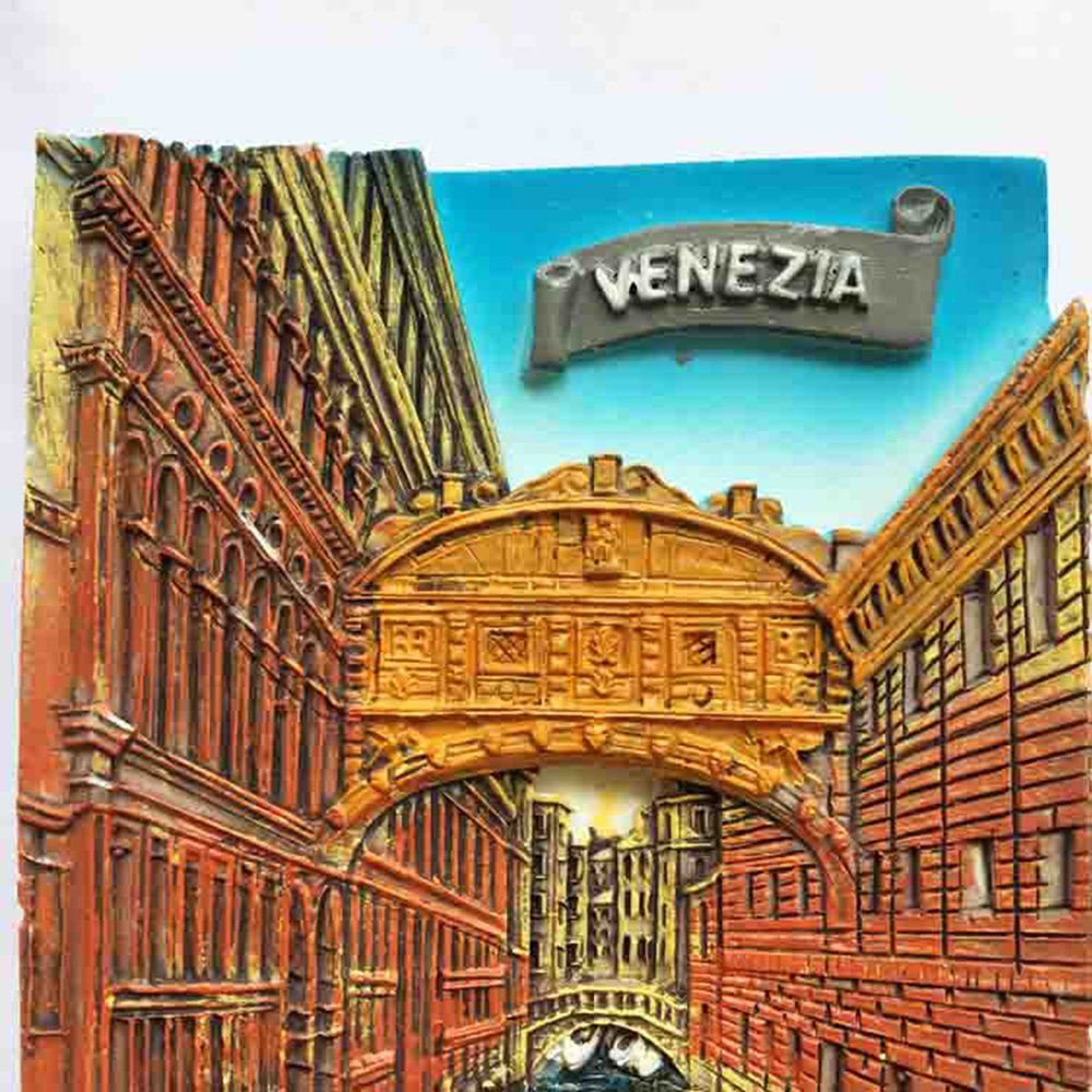 Magnete Frigorifero 3D Venezia Italia – Souvenir Artigianale In Resina – Regalo Originale E Decorazione Casa