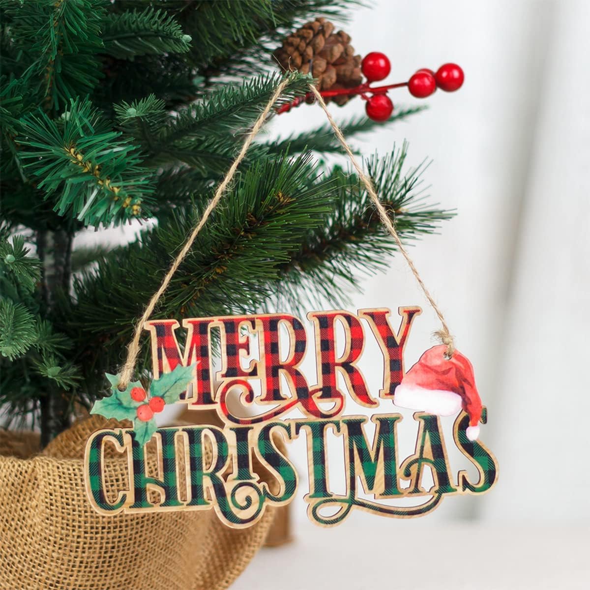 Amazon.co.jp: クリスマス 飾り 木製 クリスマス看板 メリークリスマス