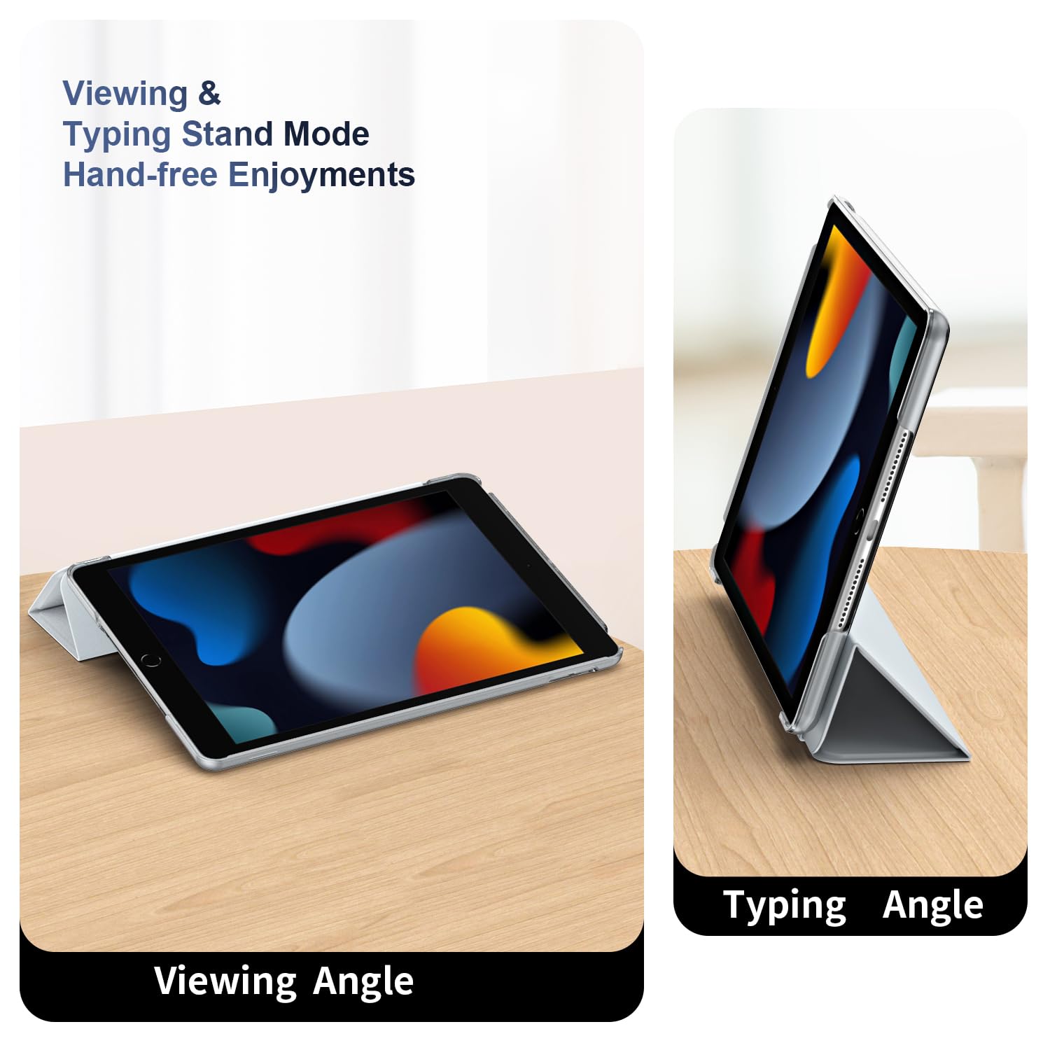 Cover Magnetica Per IPad 7/8/9 Custodia Magnetica Per IPad 9a/8a/7a Generazione 10.2 Pollici - Cover Slim Con Supporto Cover Slim Sintetica - Foto 2