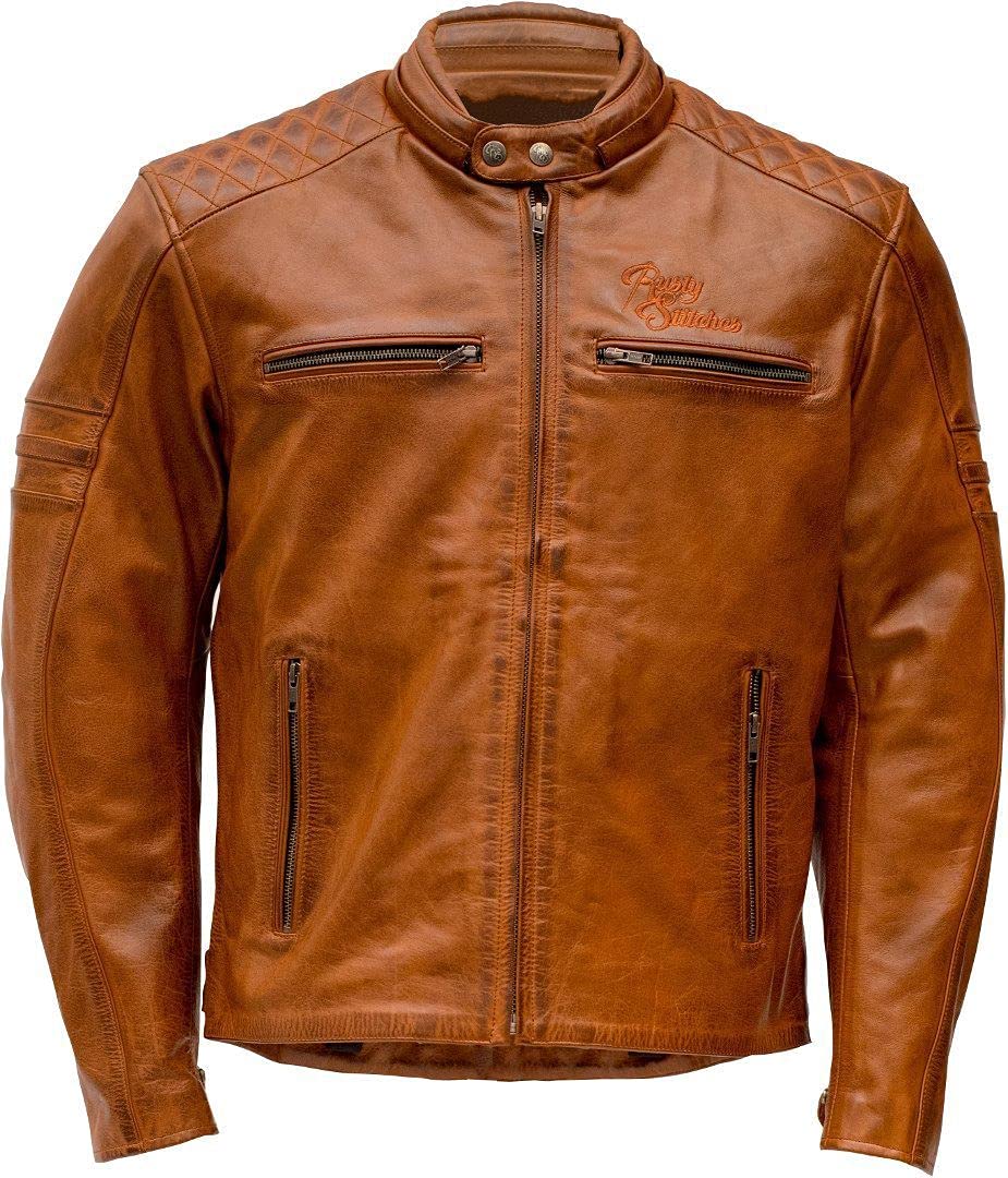 Leather jacket Rusty Stitches Jari Jacket, Brown