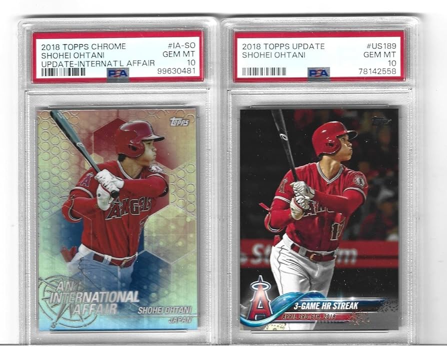 スポーツ選手 2018 Shohei Ohtani Topps Chrome PSA WBC Amazon.com: PSA 10 SHOHEI OHTANI TOPPS CHROME UPDATE INTERNATIONAL