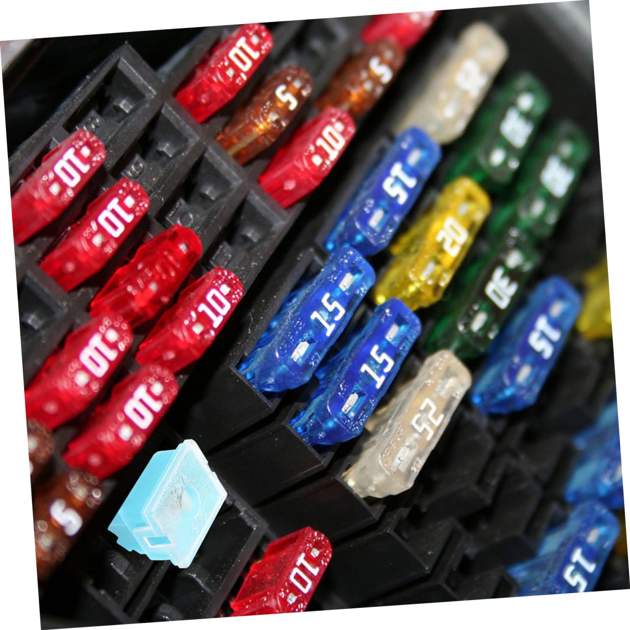 CHILDWEET 12pcs Car Fuse Assortment Kit Durable Replacement for Trucks Off Road Vehicles Boats Reliable Easy to Install High Safety Standards