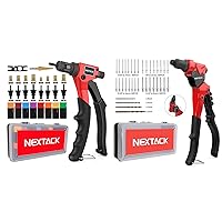 Vista 1 de Herramienta de tuerca de remache y pistola de remache pop para remachar espacio apretado con una sola mano