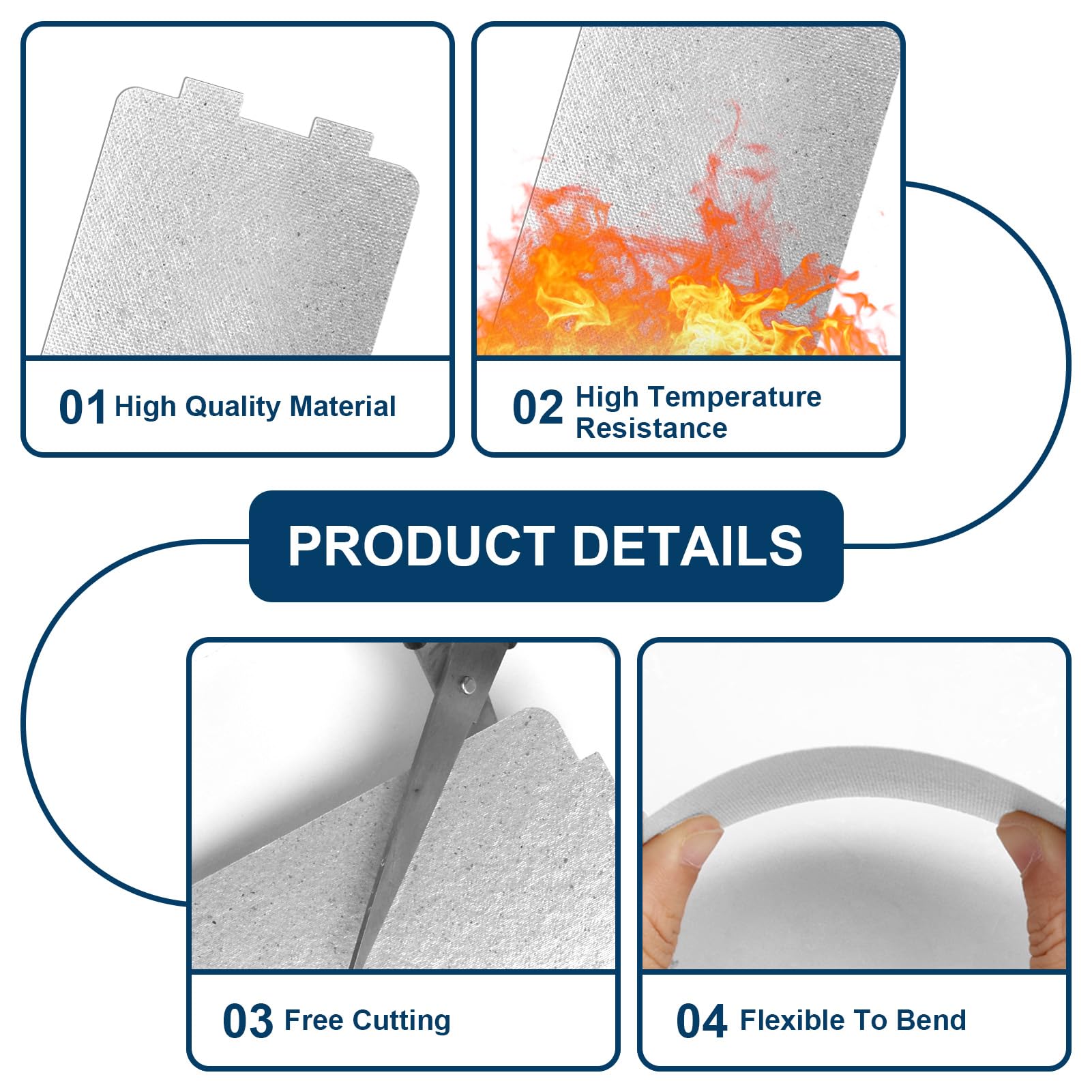 10 Pezzi Mica per Microonde, Yvmew Forno a Microonde Piastra di Mica Accessorio,Sostituzione del Foglio di Mica del Forno a Microonde Ripara Accessorio di Riparazione,Accessori Microonde per Cucina