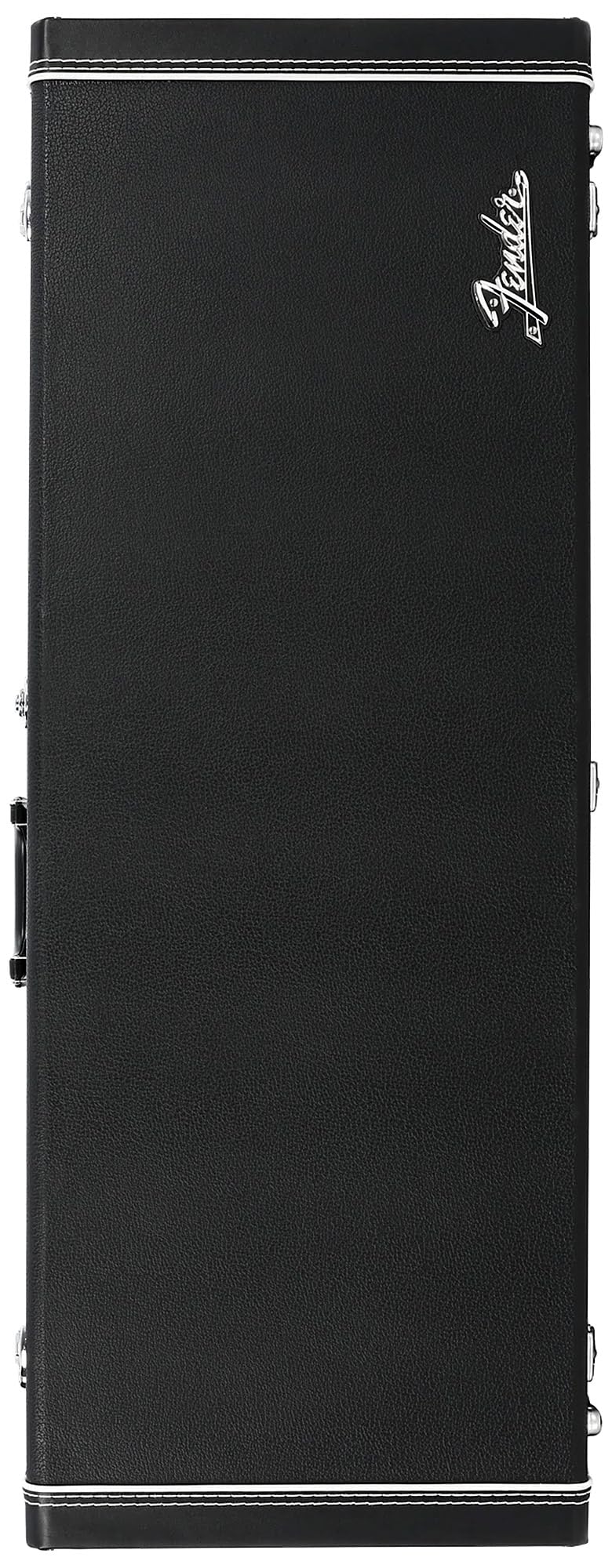 Fender Classic Series Wood Case for Jazzmaster/Jaguar - Black Bundle with Guitar Strap and Austin Bazaar Exclusive 24-Pack Picks