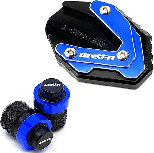 Para Suzuki GIXXER 250 SF GIXXER 150 125 SF250 - Soporte lateral para motocicleta, almohadilla de extensión de pie lateral y tapas de aire de