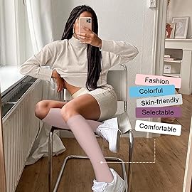 4 Pairs Compression Socks for Women Circulation-Best Support for Nurses,Running,Athletic,Travel S-M