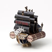 wa-gu-mi One Piece Saber of Xebec Wooden 3D Model Kit Officially Licensed Anime Ship 115-Piece DIY Craft for Fans, Hobbyists & Collectors No Tools or Glue Needed