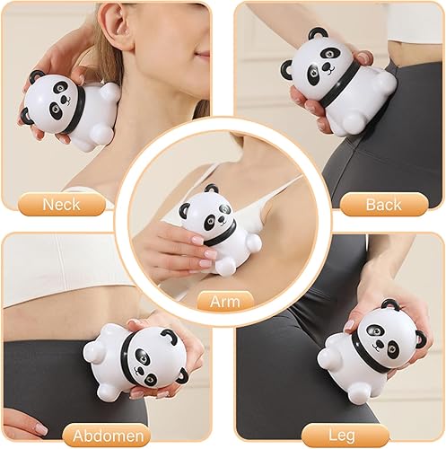 Miniatura 4 de DOOX Panda Mini Massager, Panda Gifts - Herramienta de masaje pequeña de viaje con 3 velocidades para cuello, hombros, espalda, alivio del dolor y