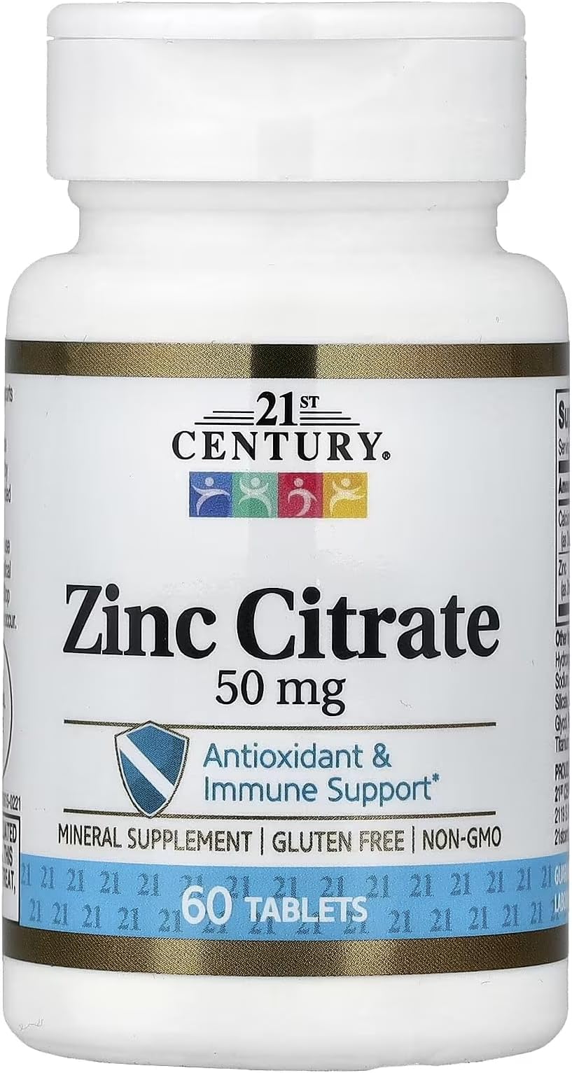 HealthCare Zinc Citrate Tablets 50mg, 60 Count