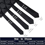 Honey Bear Mens/Boys Skinny Tie Clip Bar for Narrow Tie- Stainless Steel for Business Wedding Gift,4cm