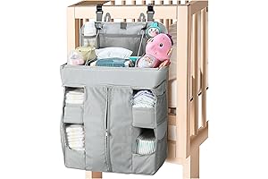 Hautton Hanging Diaper Organizer for Crib