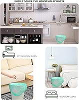 Vista 6 de AYOTEE Bolsas de basura biodegradables compostables de 4 galones, 140 unidades, sin perfume, capacidad de 15-23 litros, bolsas de basura de 4 a 6