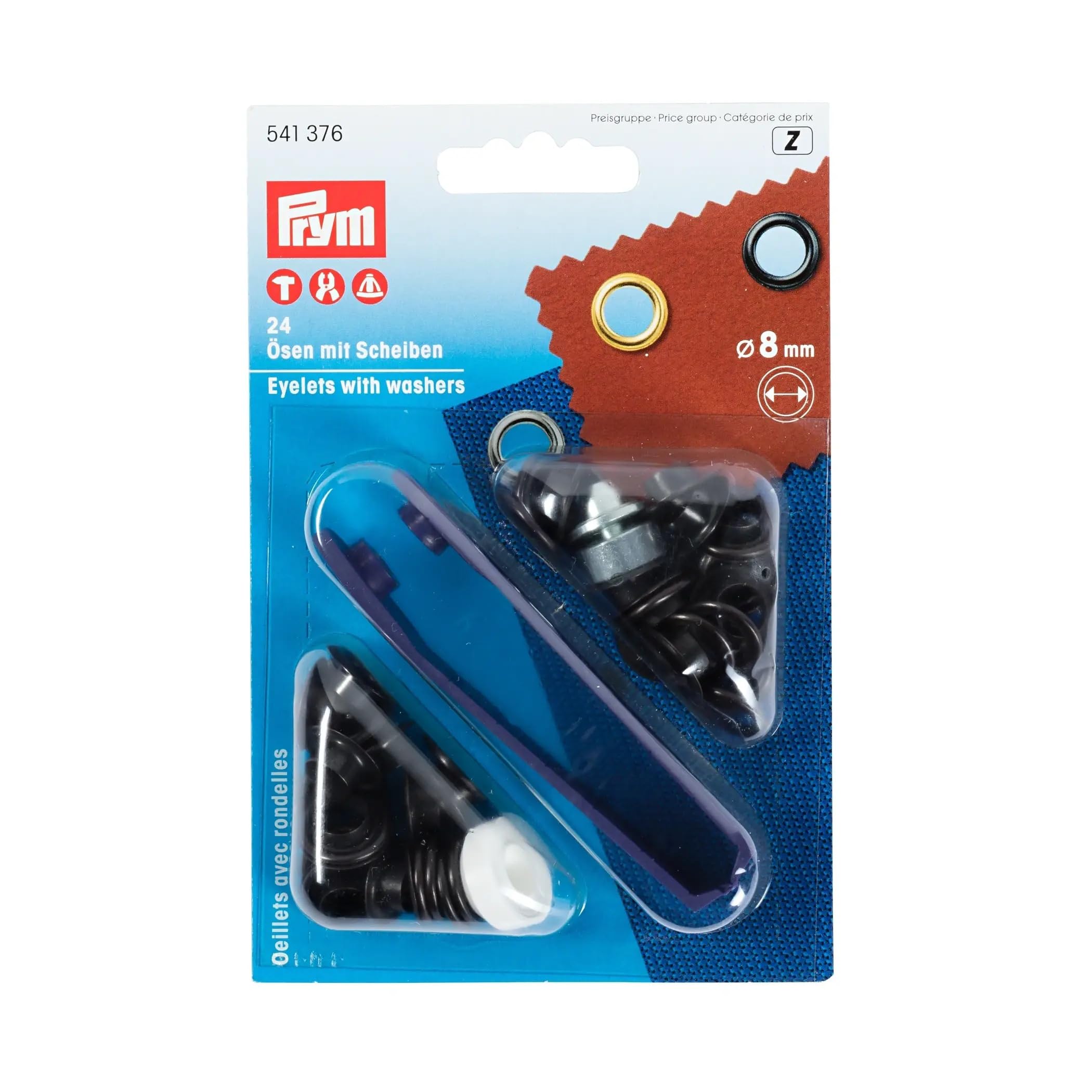 Prym - Prym Bronze (8mm) Eyelets and Washers - 1 Count