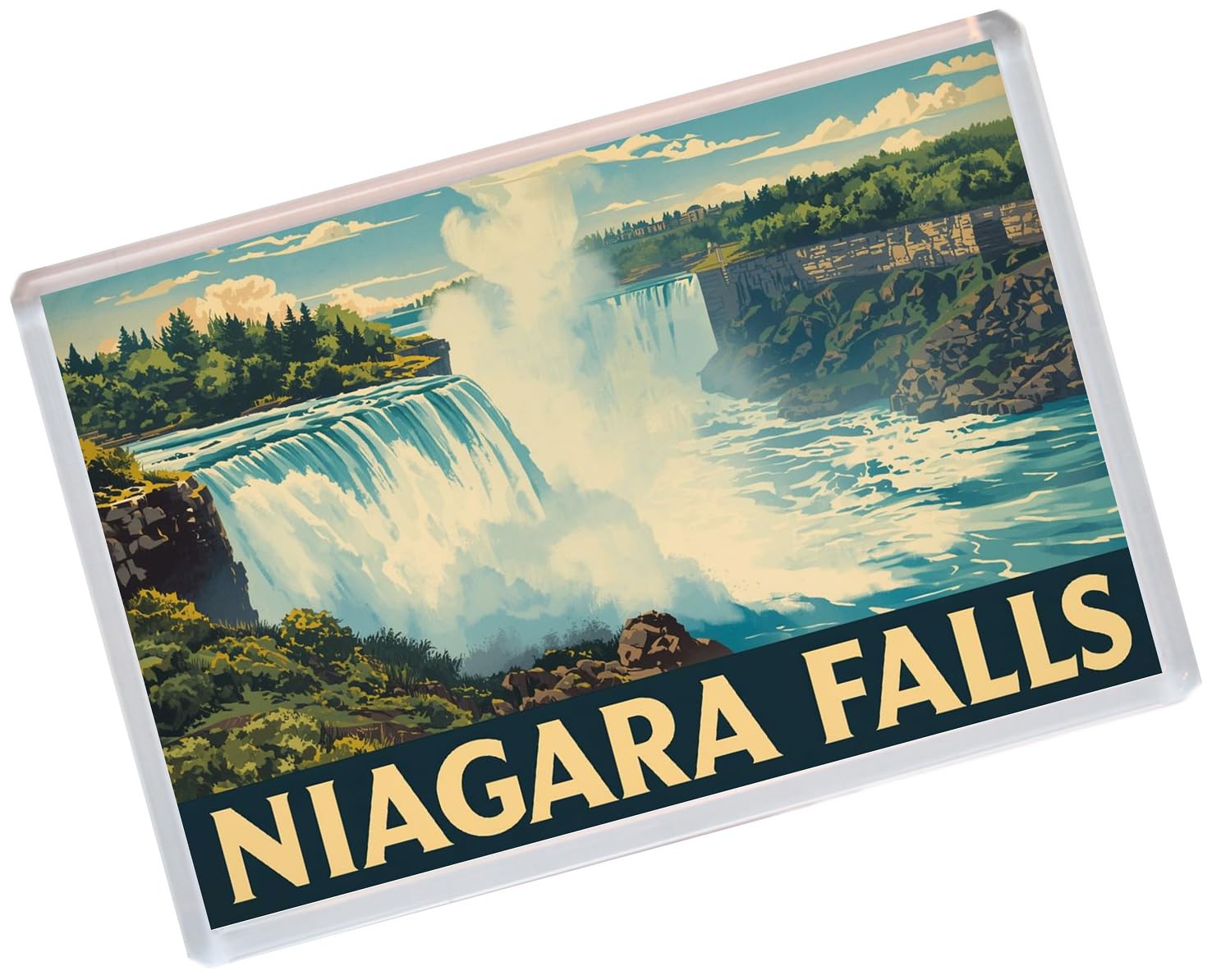 Niagara Falls - Canada - Jumbo Artistic Fridge Magnet 96 x 67mm BBSFHM1951