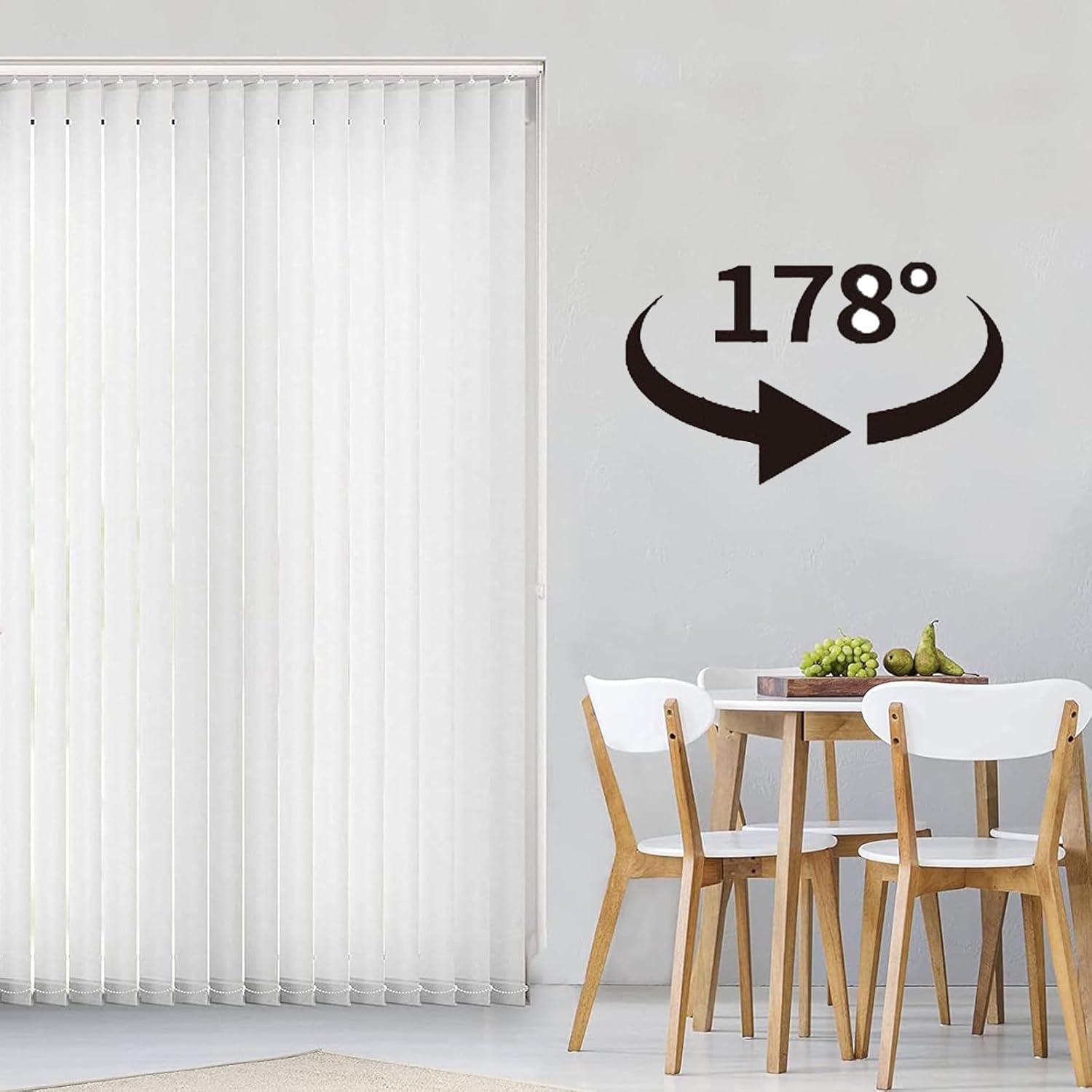 垂直ブラインド 縦型ブラインド 遮光ブラインド 98mmスラット ファブリック ウィンドウブラインド プライバシー ライトコントロー