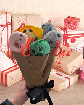 GIANT MICROBES Tainted Love Themed Gift Box, STIs, STDs, Medical Lab Technician Gifts, OBGYN Gifts for Doctors, Infection Prevention Gift, Infection Control Nurse, Medical Presents, Bag Charms