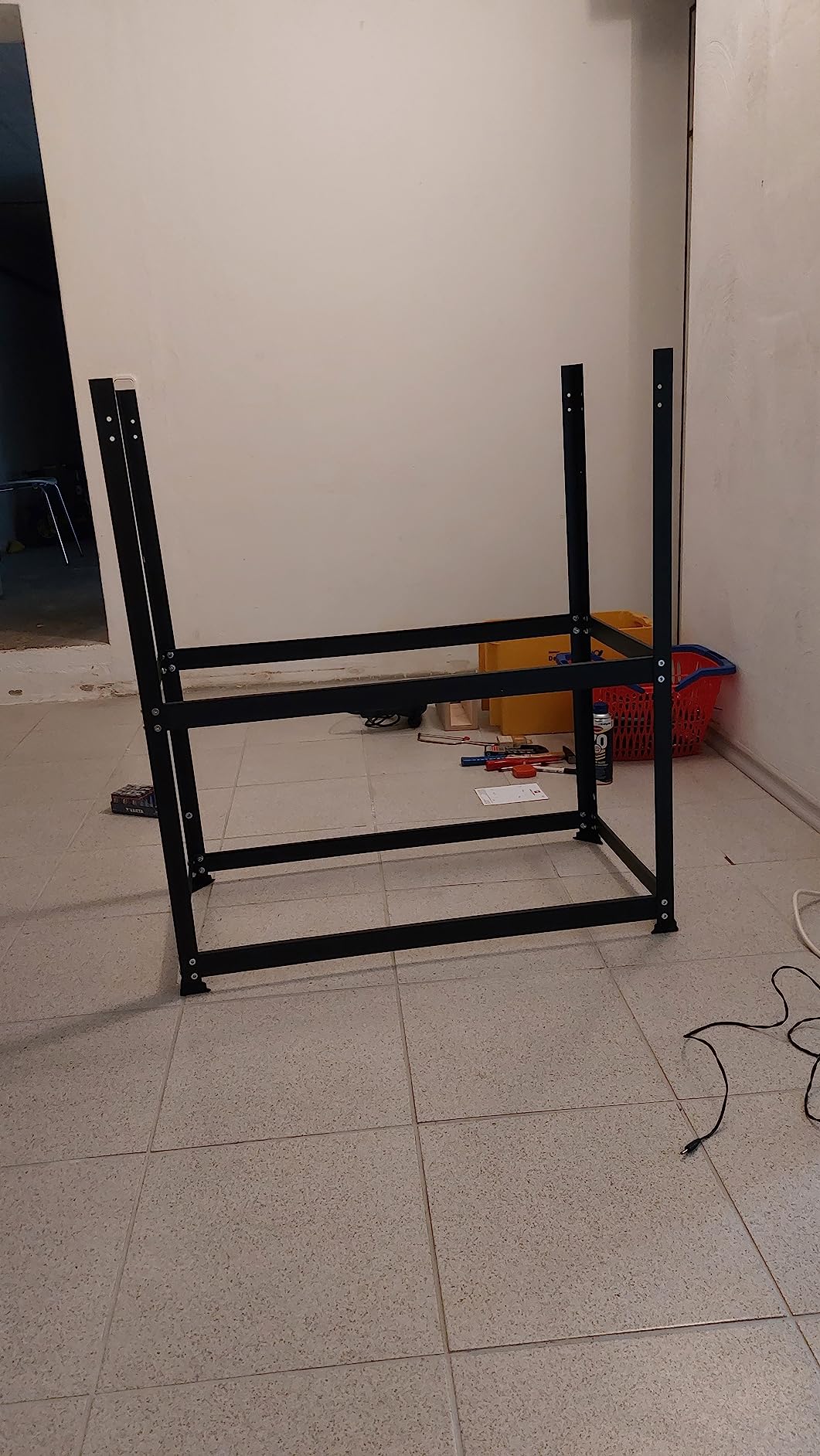 Kinder Werkbank aus Holz mit Tafel & Uhr & 61 Zubehören für Kinder ab 3 Jahren Blau