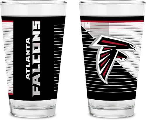Vista 15 de Rico Industries NFL Football Main - Juego de 2 vasos clásicos de 16 onzas con logotipo impreso digitalmente, apto para lavavajillas NFL Football