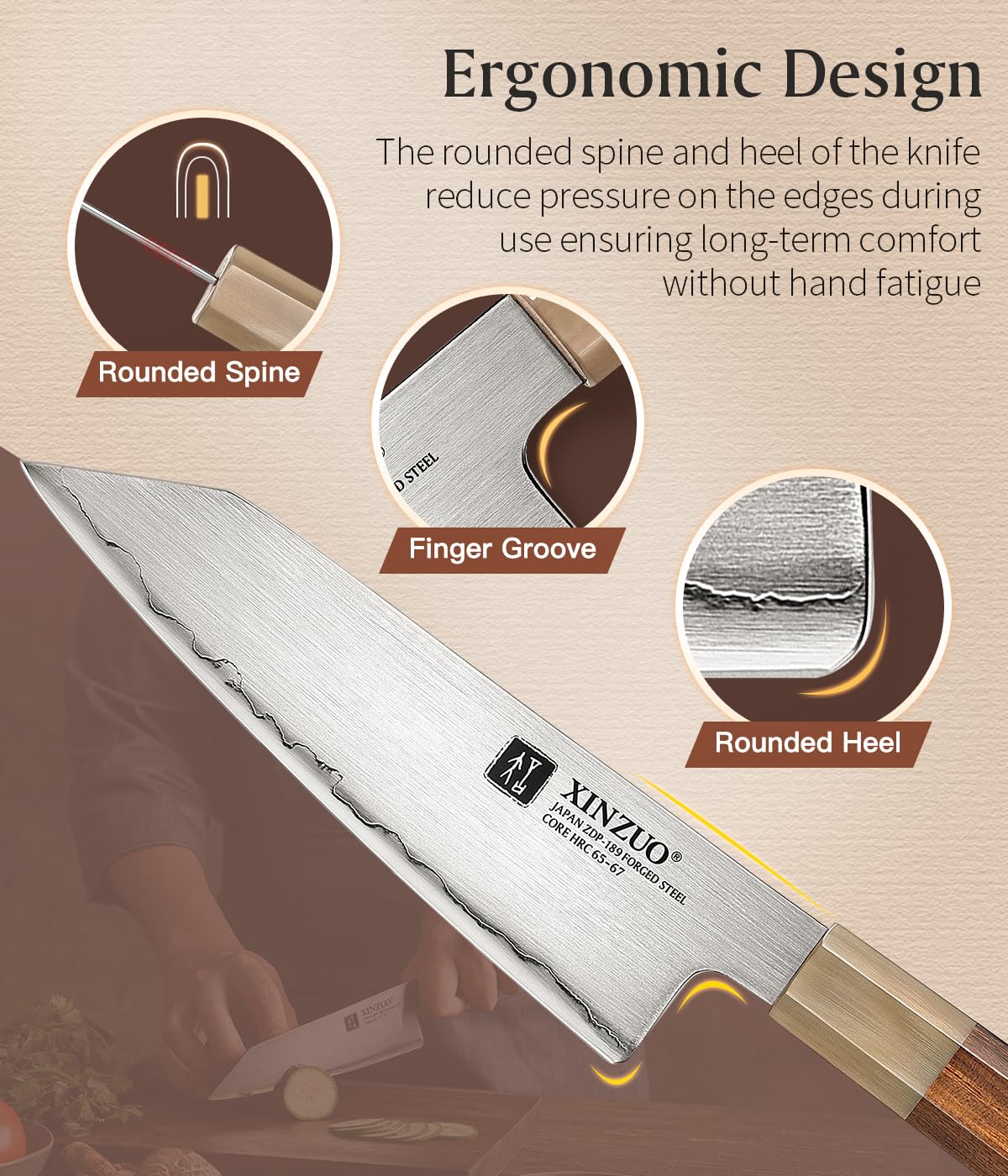 Amazon.com: XINZUO 6.5 Inches Japanese Kiritsuke Chef Knife