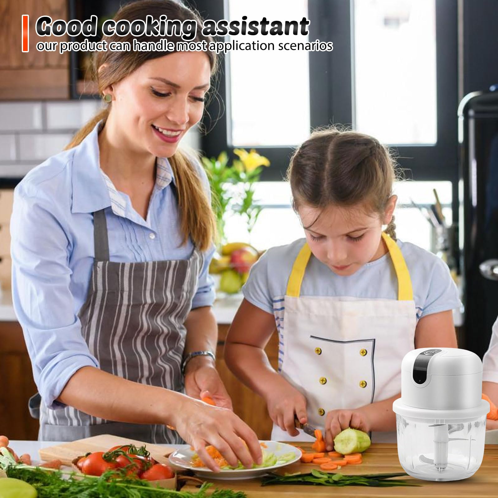 Hachoir Oignons électrique Hachoir Électrique 300ML BORDEAG - Mini Coupe Légumes USB - Blanc - Pour Oignons, Légumes, Noix Mini Mixeur Hachoir Oignons électrique Hachoir Électrique 300ML BORDEAG - Mini Coupe Légumes USB - Blanc - Pour Oignons, Légumes, Noix Mini Mixeur