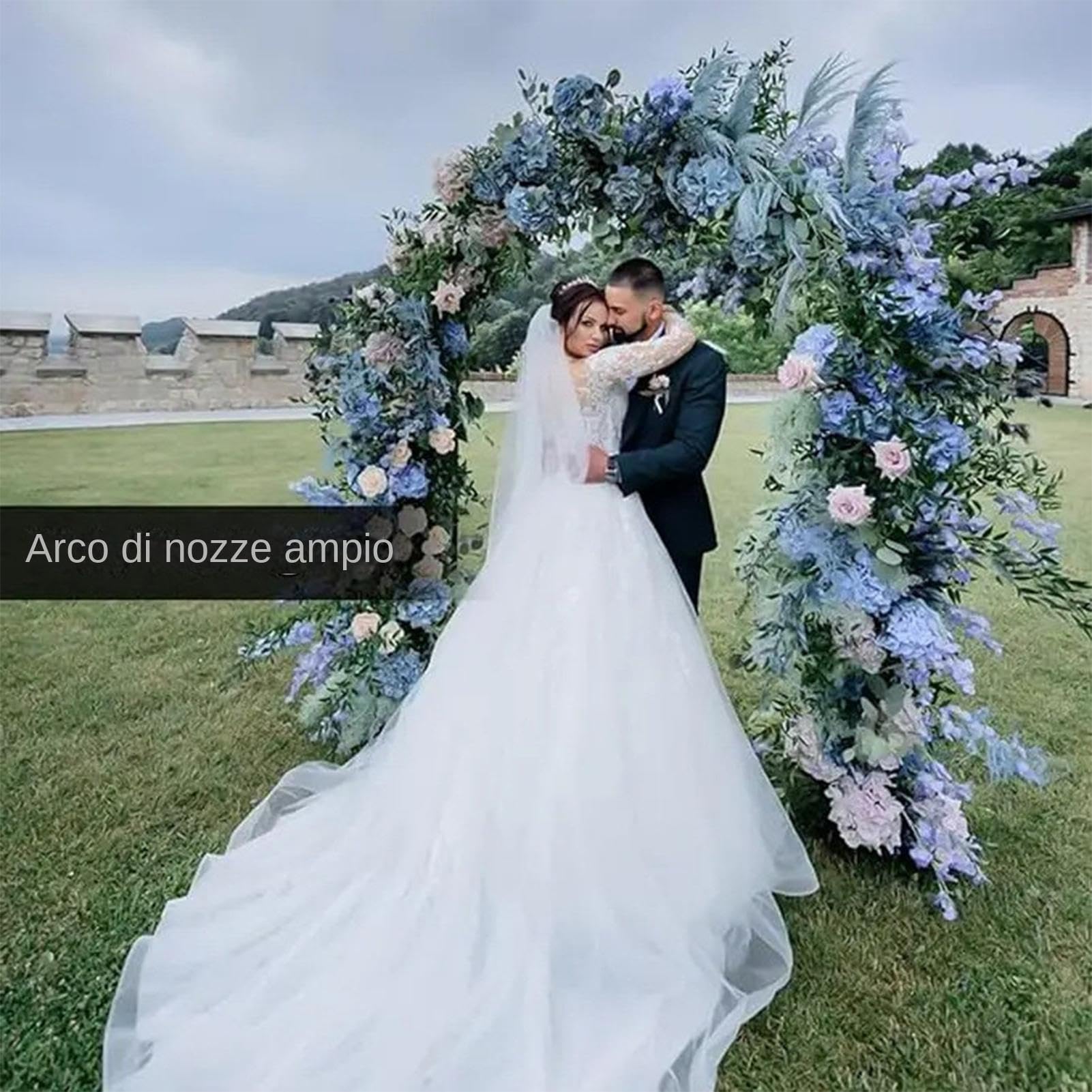 Arche De Jardin Treillis Outil de Support pour Cadre de Fleurs et Support | Arche Décoration Avec Ballons, Arche De Jardin Pour Mariage, Fête Au Jardin Et Cérémonie Sur La Pelouse
