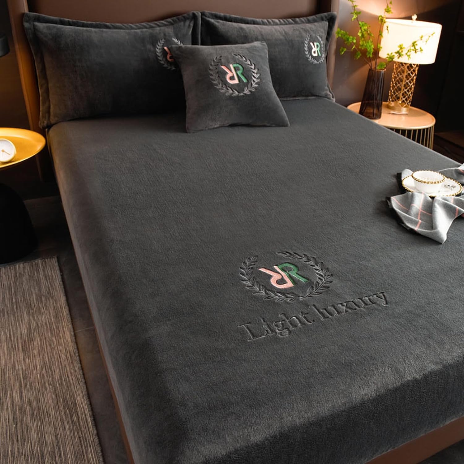 ベッドカバー 150x200 暖かいシーツ フランネル マイクロファイバー 毛玉なし 良い弾性 着脱簡単 洗濯可能