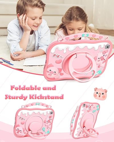 Vista 35 de Funda para iPad Air de 11 pulgadas M2 2024/M3 2025/Air 5ª/4ª generación, Pro 11 pulgadas, funda de silicona con soporte para iPad Air 10.9/Air5/Air4