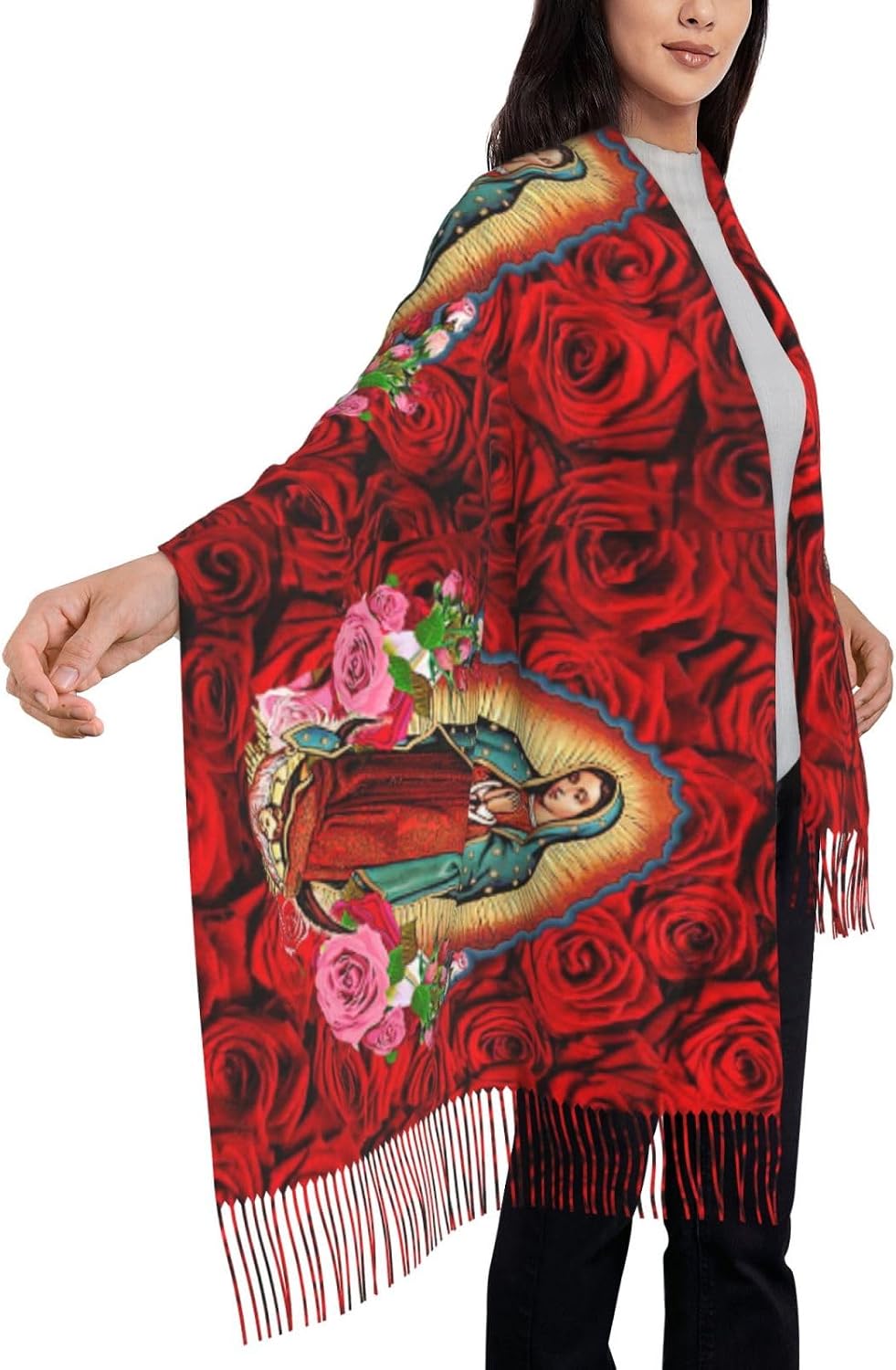 Virgen de Guadalupe Scarf - Authentic Craftsmanship & Materials