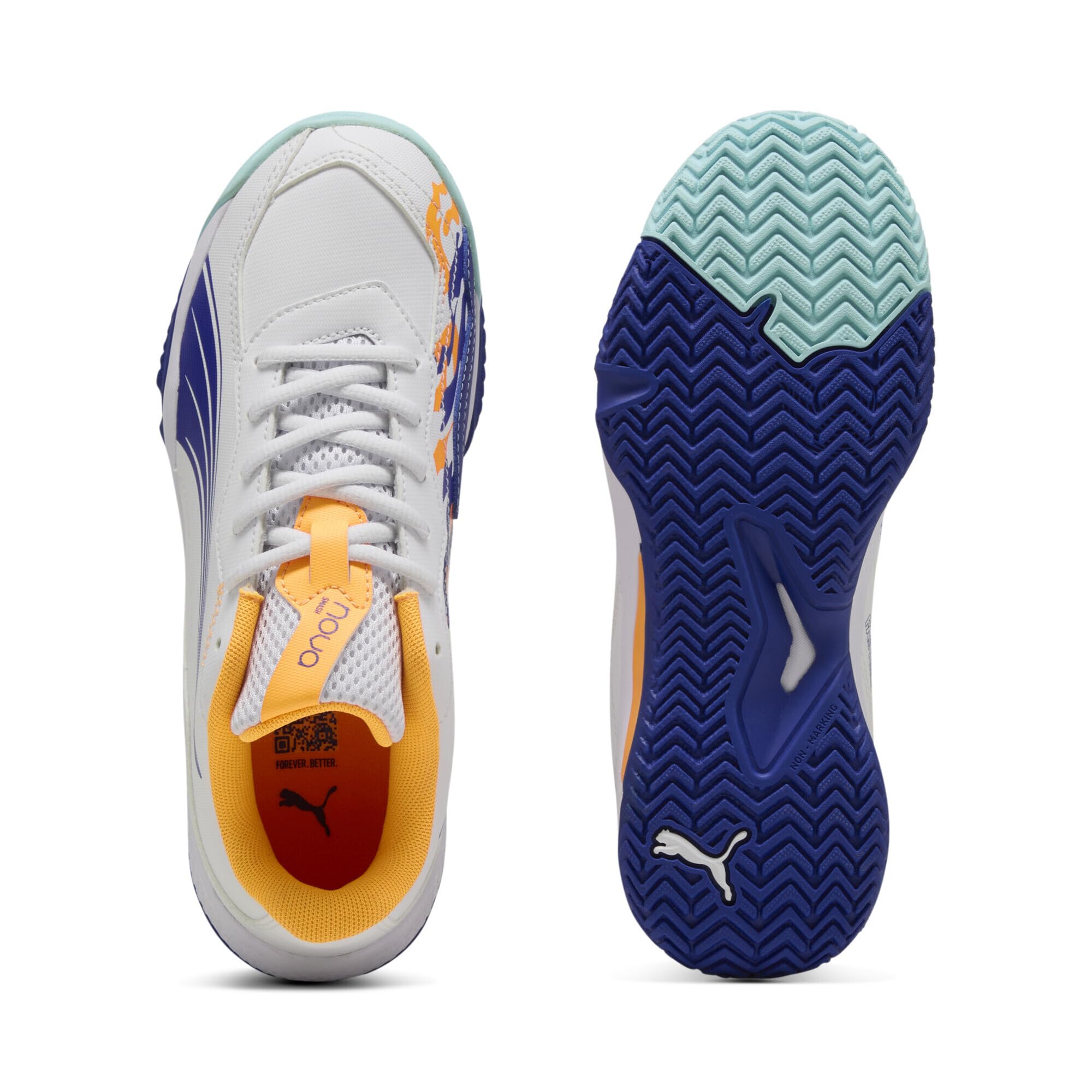 PUMA Chaussures de Padel Nova Smash Padel Enfant et Adolescent