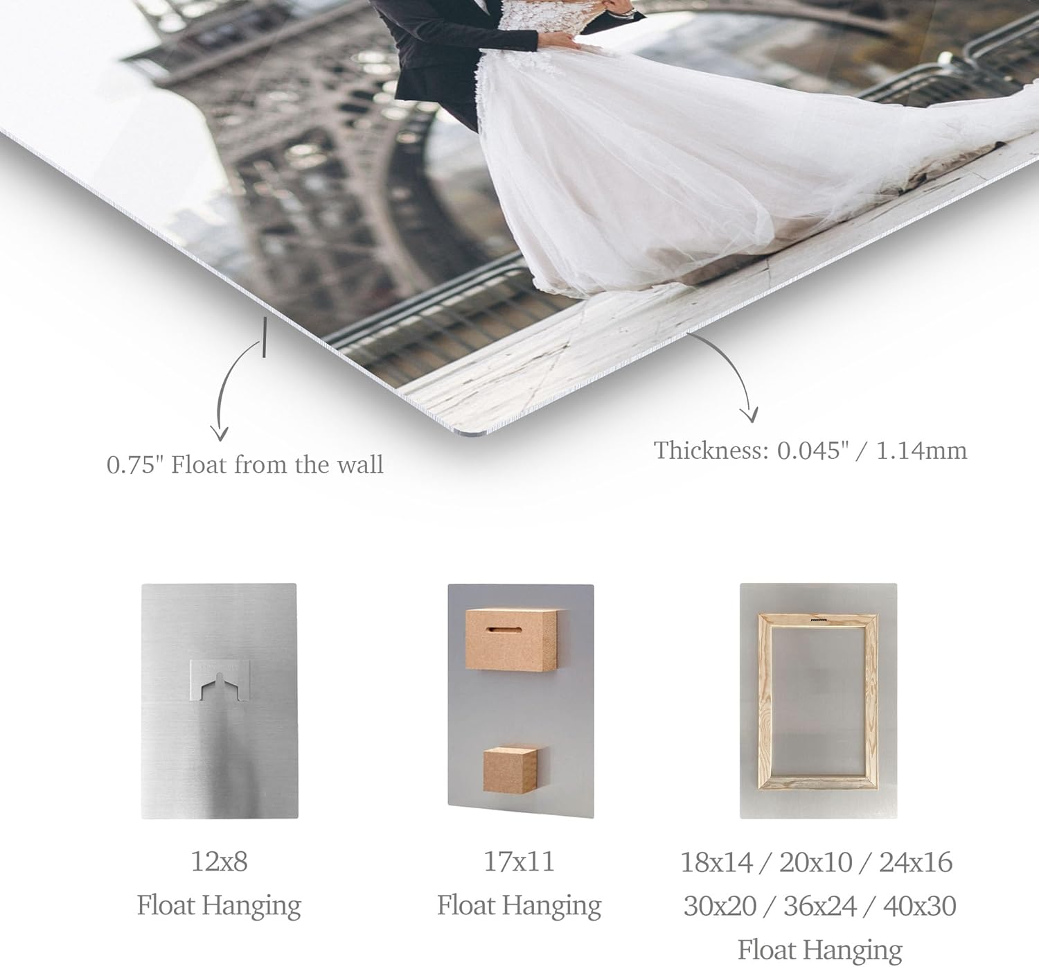 Buy4Wall Personalized Photo Custom Photo Print to Glossy METAL WALL ART PRINT Your photo on Aluminum Sheets Customize your picture Personalized Gift Wall Art Ready to Hang Made in USA