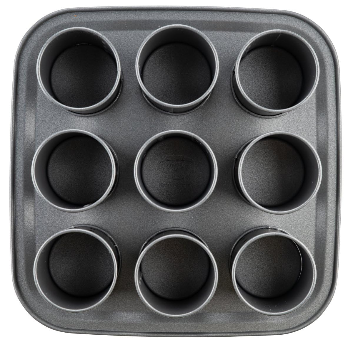 Dr. Oetker Mini-Törtchenblech Back-Idee Kreativ – 9er Set für perfekte Mini-Torten, Cupcakes und Muffins, Antihaftbeschichtet, Hitzebeständig bis +230°C, Made in Germany