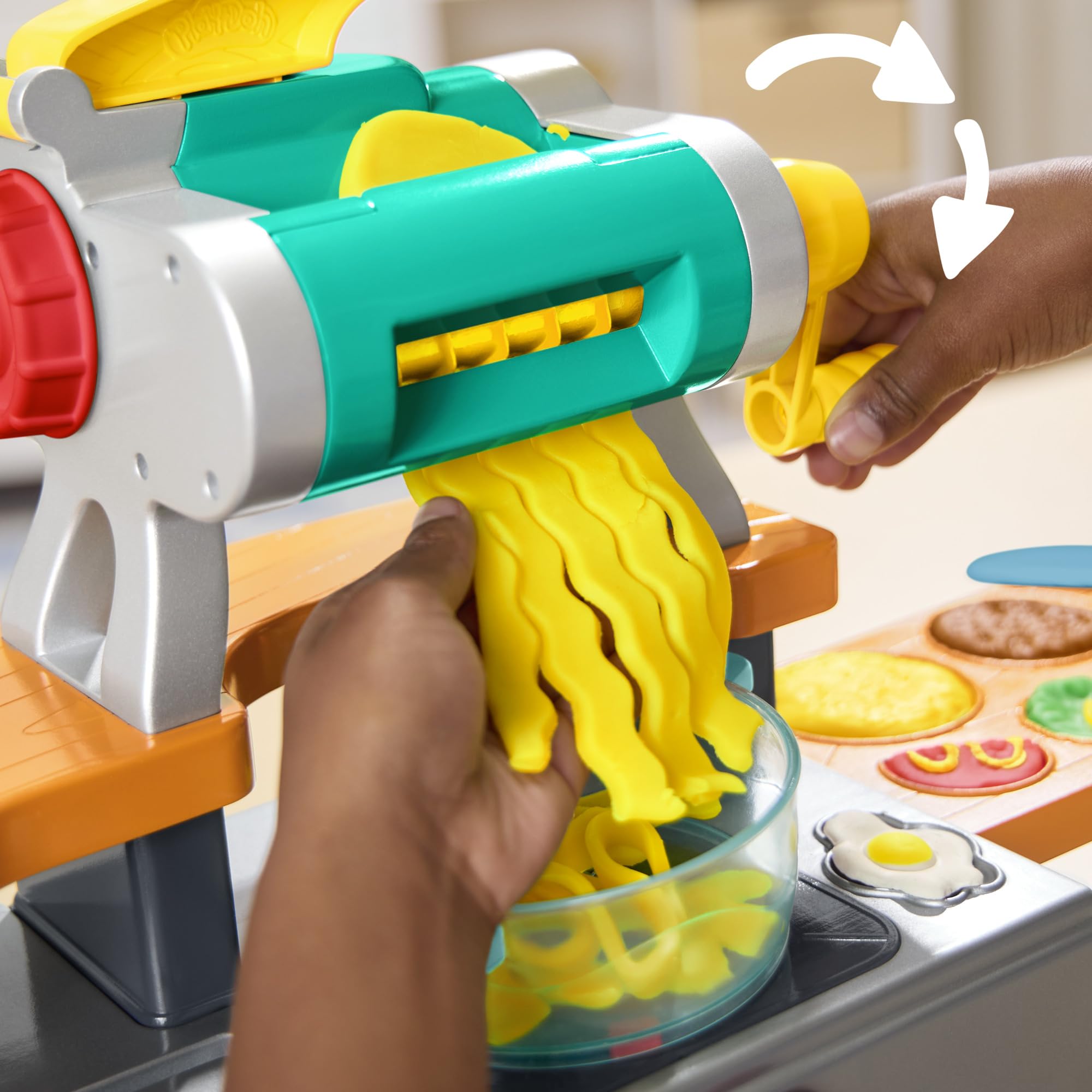 Play-Doh, La Cocina de los Minichefs, Sonidos de Cocina de Juguete realistas, Más de 25 Alimentos de Juguete Que Crear, Manualidades Infantiles, A Partir de 3 años