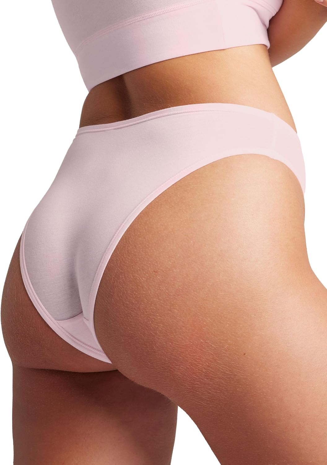 NEGATIVE Underwear – French Cut Cotton Underwear for Women – French Cut Brief – Soft, Stretchy and Cheeky - 3 Pack - Image 3