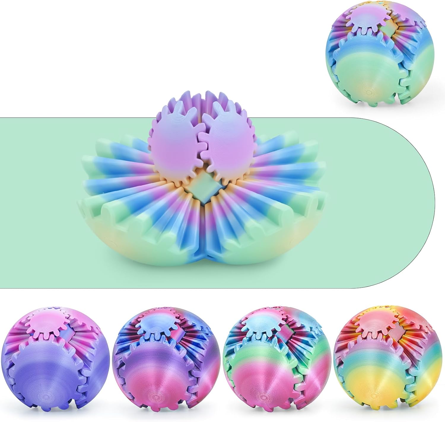 Gear Ball 3D Printed...