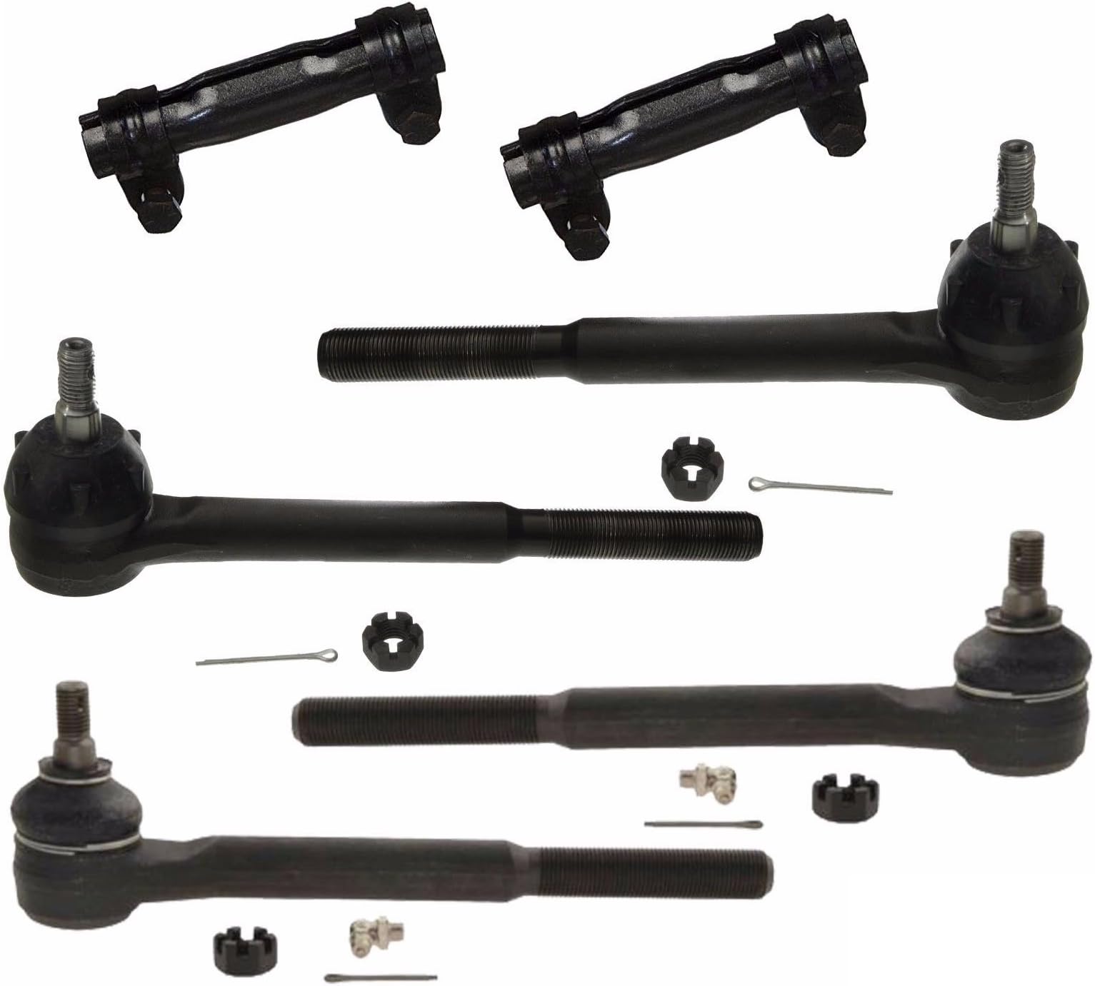 6 PC Camaro 68-69 Nova Chevy II Apollo 68-74 Tie Rod End Sleeves