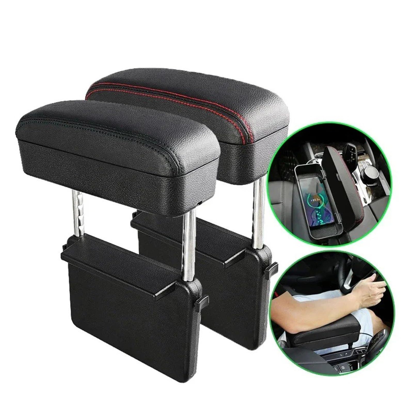 Bracciolo Centrale Universale Auto Console Supporto Gomito