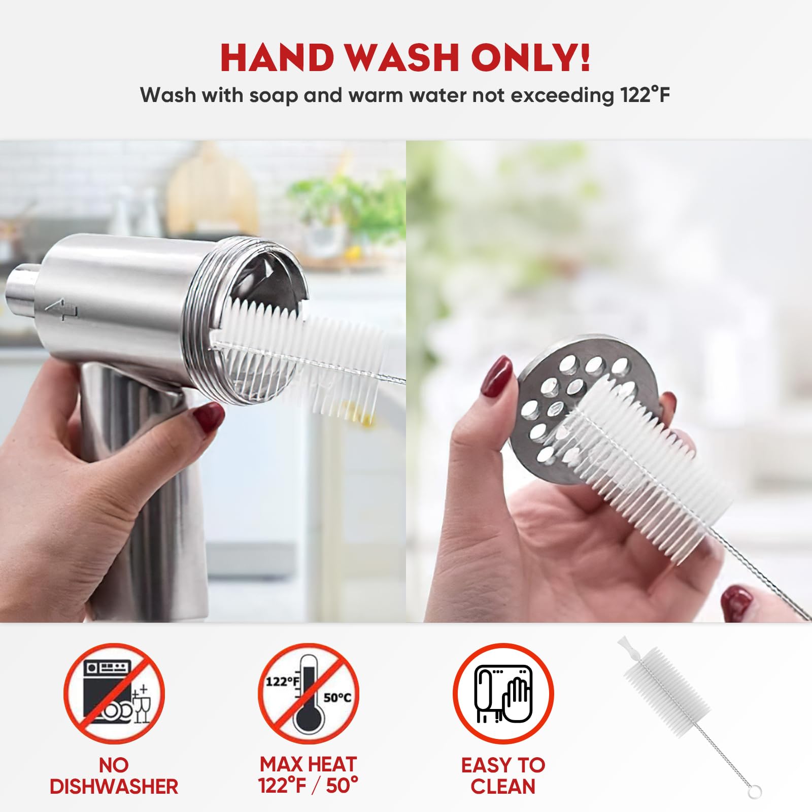 Akcesoria do maszynki do mielenia mięsa i krajalnicy do warzyw KitchenAid Robot Cukiernik, zawiera akcesorium do mielenia mięsa i zestaw noży do warzyw, COFUN KitchenAid Akcesoria