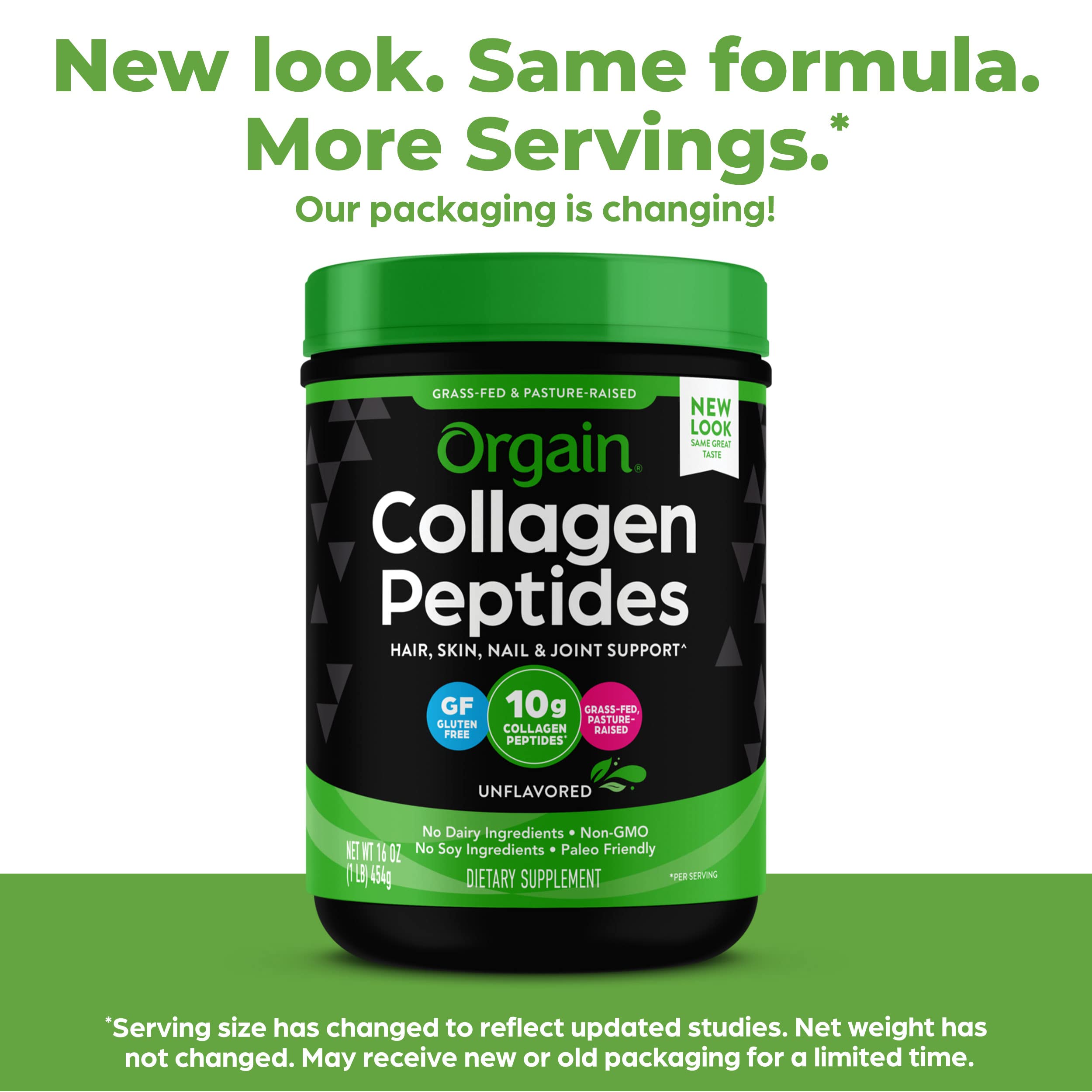 Buy Orgain Grass Fed Hydrolyzed Collagen Peptides Protein Powder