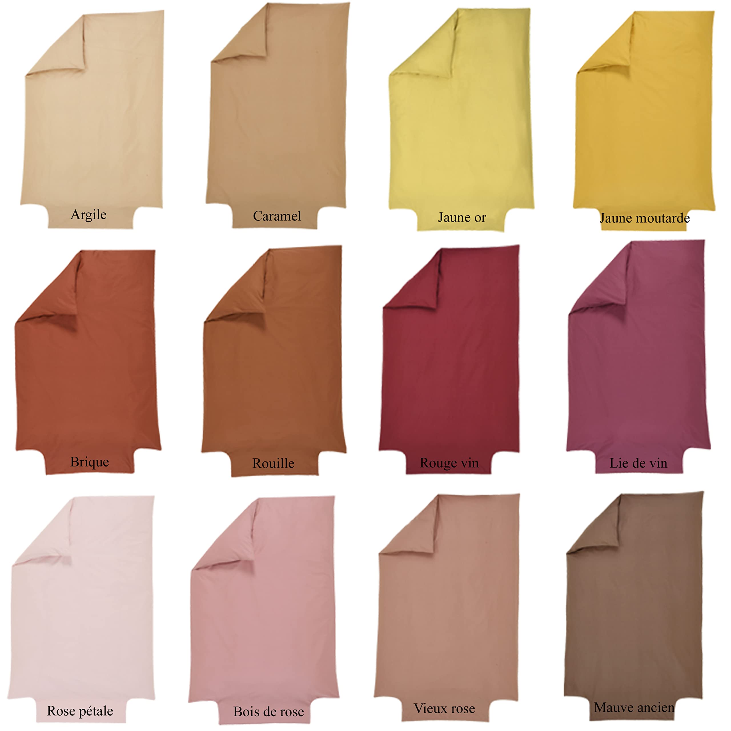 P'tit Basile - Copripiumino per bambini 100 x 135 cm o 100 x 140 cm - 100% cotone biologico - Rosa Antico - Certificato senza sostanze chimiche o nocive - Lettino culla 60x120 70x140
