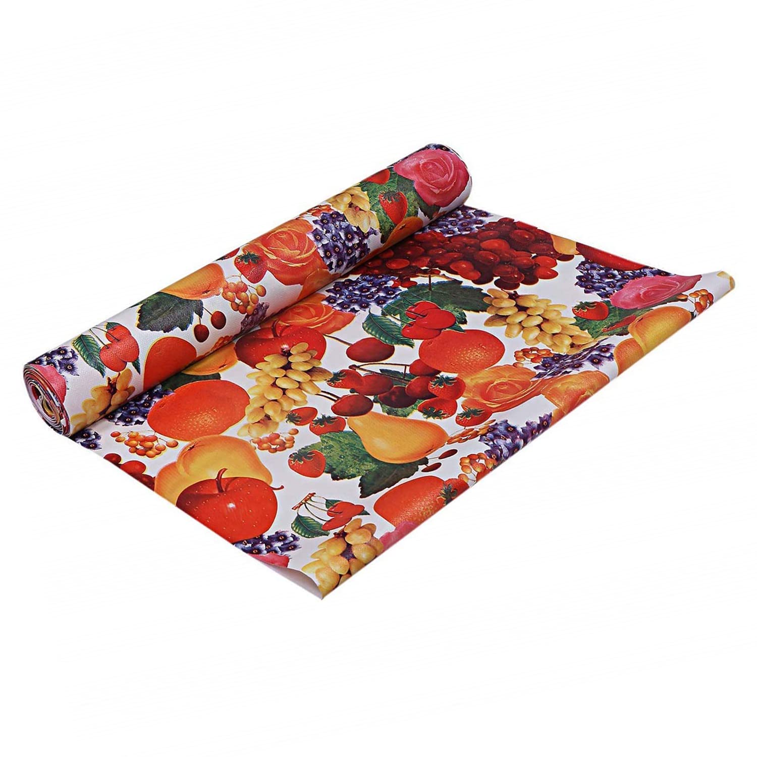 Kuber Industries Shelf Mat - Leaf Print, Non-Slip -9