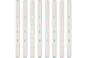 Mr. Pen Wooden Highlighters | Muted Aesthetic Pastel Highlighters: No-Bleed, Chisel and...