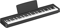 Vista 8 de Yamaha P45B - Teclado de piano digital portátil de 88 teclas con reposapiés, interruptor de pie de sustain, altavoces incorporados, conectividad
